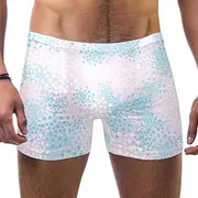 [VBFOFBV] Men's Printed Jammer Swimsuit Swim Shorts, Pastorable Vintage Flower Floral Retro