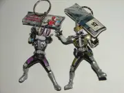 2 Kamen Rider Den-O Figure Keychains! Masked Rider Ultraman Godzilla