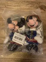 SEALED Disney Globe Trotting Russian Mickey Minnie Mouse Bean Bag Plush Vintage