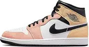 Nike Air Jordan 1 Mid SE Flight Club DX4332 800 Magic Ember/Sundial White Black Mens Shoes - Size 9