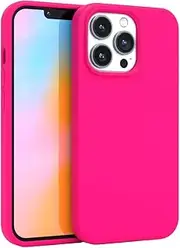 FELONY CASE – iPhone 12 Pro Max Case – Neon Pink iPhone Cover | Liquid Silicone with Anti-Scratch Microfiber Lining, 360° Shockproof Protective Case for Apple iPhone 12 Pro Max