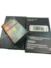 Personalized Engraved Zippo 49516, Classic Iridescent Finish Design Lighter, NEW