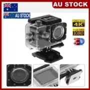 Sports Action Camera 4K 12MP Video Recorder Waterproof Underwater DV Camera