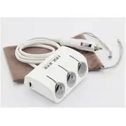 LUD 12V Car Charger Power Adapter TWO USB 120W Cigarette Lighter Socket Splitter