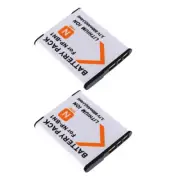2x Battery li-ion 3.7v for Sony NP-BN1 DSC-W710 / DSC-W730 / DSC-W810 / DSC W830