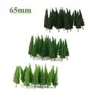 Pine Trees Model Trees in Three Different Greens Suitable for Building Models