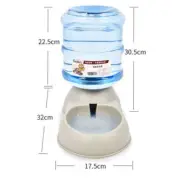 Pet Dog Cat Automatic Water Dispenser Food Bowl Feeder E1
