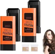 Swarous Long Lasting Hair Color Stick, Instant Hair Color Stick With Built In Comb, Upgraded Waterproof And Sweat Proof Hairs Dye Comb, Portable Dye Comb For Gray Hairs Coverage (Black*2)
