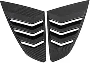 Compatible for VW ARTEON Passat CC 2009 2010 2011-2016 ABS Carbon Rear Window Triangle Shutter Louver Scoop Vent Cover Trims
