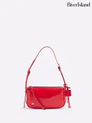 River Island Red Side Straps Shoulder Bag (W54047) | $65