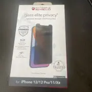 ZAGG InvisibleShield Elite Privacy Screen Protector iPhone 12 Pro, 12, 11, XR