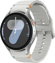 SAMSUNG Galaxy AI Watch 7 Latin America Version SM-L310N (44mm) Bluetooth Wellness Tips, Heart Rate Tracking, Sleep Monitor, Fitness Tracker (Silver + 15W Wall Dual USB Port, 44 mm)