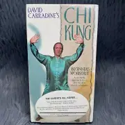 David Carradines Chi Kung Beginners Workout VHS 1999 Fitness Film New SEALED