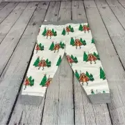 Monica & Andy Christmas Print Jogger Pants Sz: 3T Run Small/Short