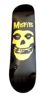 ZERO x MISFITS Gold Edition Limited to 300 Pcs Skateboard Collector Deck 8.25"