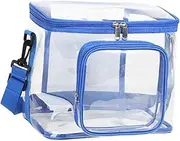 [APLVFFZH] Transparent Storage Bag Casual Zip Crossbody Tote for Work Concert Sports
