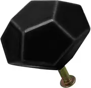 Ceramic Knob,Cabinet,Furniture Pull Handles,Door Pull,Drawer Pull Handle,Ceramic Knobs Vintage Knob Drawer Geometry Pull Handle Furniture Door Cabinet Cupboard Wardrobe Dresser Replacement Black