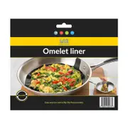 Nostik Reusable 24cm Round Non-Stick Omelet Liner - Black