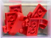 LEGO Parts - Red Vehicle, Mudguard 4 x 3 x 1 with Arch Curved - No 28326 - QTY 5