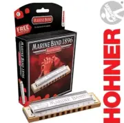 Hohner Marine Band Harmonica Diatonic 1896BX Blues Rock Pop Harp KEY OF C
