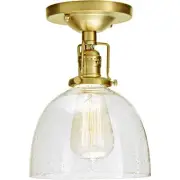 JVI Designs 1202-10-S5-CB Union Square Madison Flush Mount Satin Brass