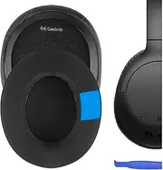 Geekria Sport Cooling Gel Replacement Ear Pads Compatible with Sony WH-CH700N, WH-CH710N, WH-CH720N Headphones, Ear Cushions (Black)
