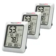 ThermoPro TP50 3 Pieces Digital Hygrometer Indoor Thermometer Room Thermomete