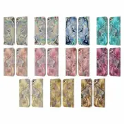 NATURE MAGICK MERMAID ROSE GOLD MARBLE LEATHER BOOK CASE FOR APPLE iPOD TOUCH