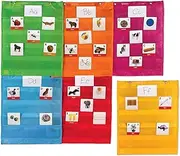 Learning Resources LER2386 Magnetic Pocket Chart Squares, Classroom/Teacher Organizer, All Grades, Set of 6