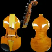 Baroque style song Master 7×7 strings 14" Viola d'Amore,flamed back #12950