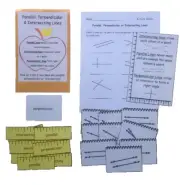 Teacher Made Math Center Resource Parallel, Perpendicular & Intersecting Lines