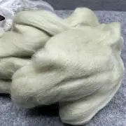 Merino Wool Spinning Felting Wool Roving Fiber Celery Green 162g Mohair & More