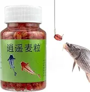 Wild Fishing Bait Wheat, 52g Natural Wheat Fermented Bait Fish Lure Additive, Grains Fishing Bait for Dace, Bream, Carp, Tilapia, Crucian Carp, Herring Mumiao