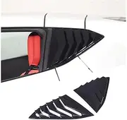 3 Style Car Rear Triangle Louver Shutter Plate Windshield Trim Spoiler Compatible for Chevrolet Corvette C8 Stringray Z51 Z06 2020-2022(Style 3)