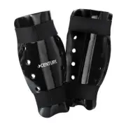 Century Martial Arts Sparring Shin Guards Pads Black Size Youth