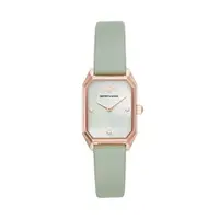 在飛比找樂天市場購物網優惠-送禮首選★EMPORIO ARMANI 優雅方形玫瑰金腕錶2
