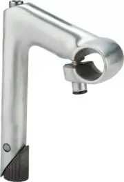 Zoom HE 1" Quill Stem - 100mm, 25.4 Clamp, -17, 22.2-24tpi Quill, Aluminum, Silv