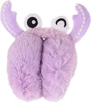 [COLLBATH] Cartoon Crab Ear Muffs Ear Muffs Winter Women Foldable Warm Keeping Ear Muff Headband Ear Muffs Fuzzy Men Headband Light Green Plush