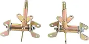 NDNCZDHC 17mm Steering Strut Knuckle Spindle Left Right Front Steering Knuckles for Drum Brake ATV 4 Wheelers Go Kart 50c c‑150c c