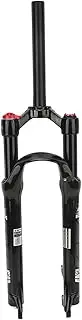 26 Inch Bike Suspension Fork, Mountain Bike Front Fork Straight Steerer Manual Lockout for Riding