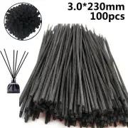 100pcs Set Natural Rattan Reed Fragrance Diffuser Straight Aromatherapy Sticks