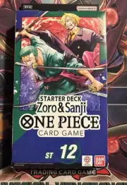 ONE PIECE TCG: ZORO AND SANJI STARTER DECK (ST-12) FACTORY SEALED