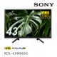 SONY 43吋聯網液晶電視 壁掛 KDL-43W660G