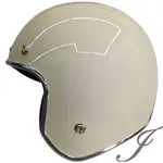 EVO 精裝版銀邊 象牙白 騎士帽 復古帽 安全帽 CA310 CA309