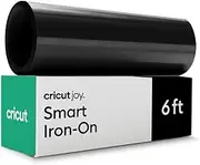 Cricut Smart Iron On for Joy Machine, Black (5.5in x 6ft) - HTV Heat Transfer Vinyl - Matless Cutting for Long cuts