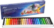 Oil Pastels Set - 25/50 Color Crayons, Non Toxic Soft Pastels, Drawing Art Supplies | Beginners Kids Art Set, Preschool Children, Easy Use Coloring for Kids, Creative Drawing School Supplies