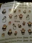 Christmas Nail Art Stickers Snowflakes Cute Snowmen Trees Nail Decals