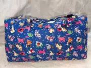Vera Bradley Bag Large Travel Duffel Quilted Catnip Christmas Cat Print