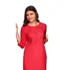 Readymade Ethnic Rayon Embroidery Tunic Kurtis Casual Top Long Women's Kurtis UK