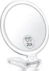 20X Magnifying Mirror, Travel Handheld Mirror 2-Sided with 1X 20X Magnification